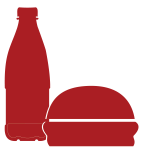 This Food & Beverage icon doubles as an introduction to a customer's experience with Simplex's quality and service in the food industry.