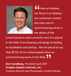 Simplex focuses on helping customers contain the total cost of commissioning