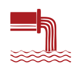 This icon represents that Simplex services the Waste & Water Management Industry.