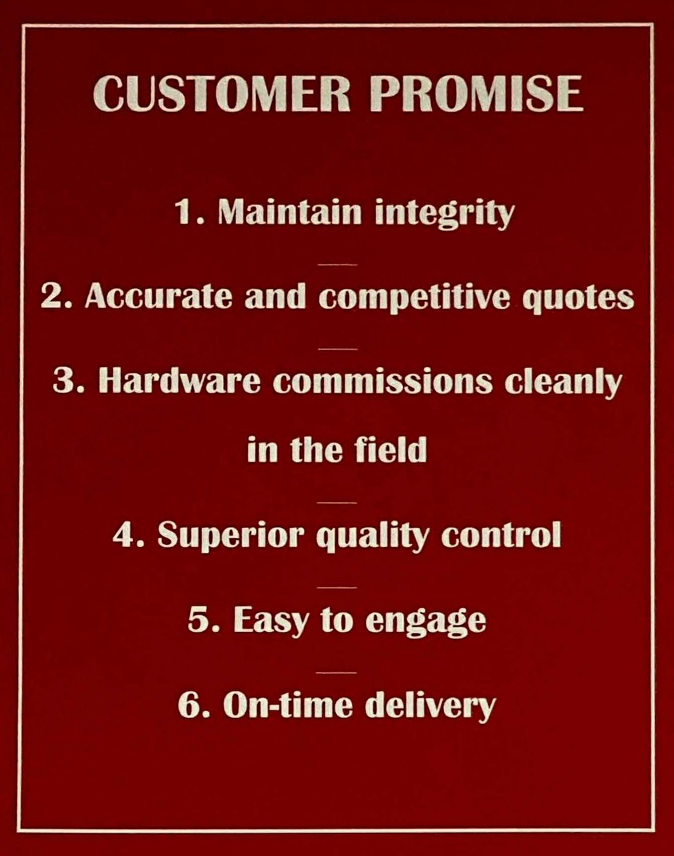 customer promise